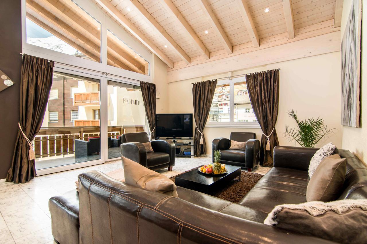 Chalet Sunshine Daire Saas Fee Dış mekan fotoğraf